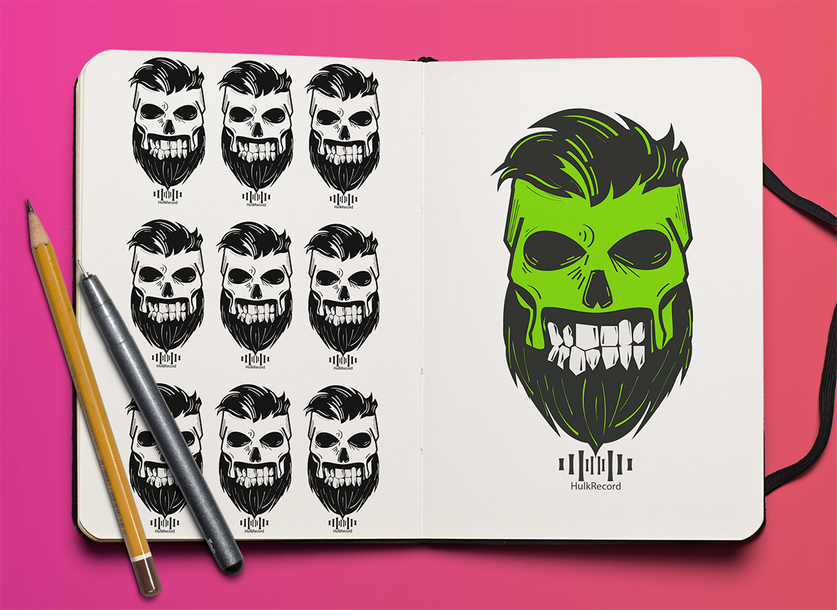 Identité visuelle Hulk Record